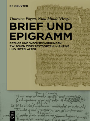 cover image of Brief und Epigramm